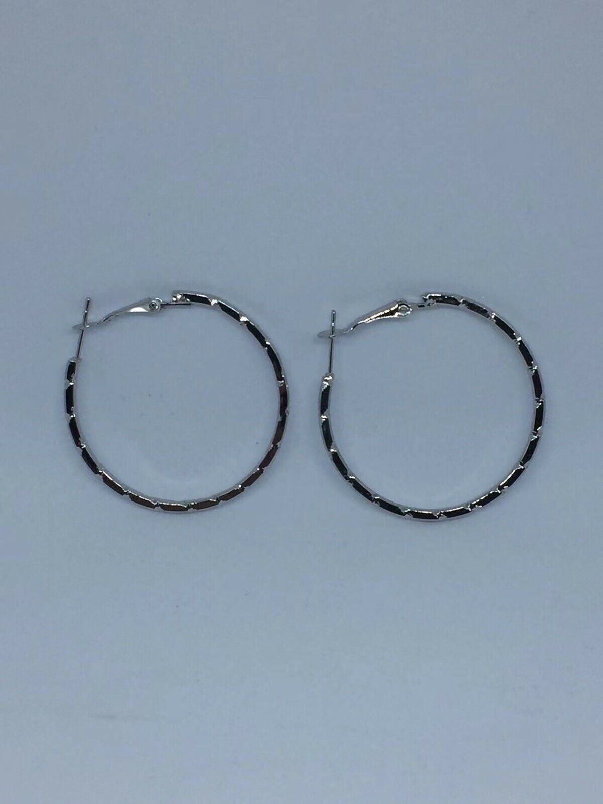 Women Round Hoops Large Gold Silver Hoops Earrings Jewellery Party Night Out - Picture 7 of 7