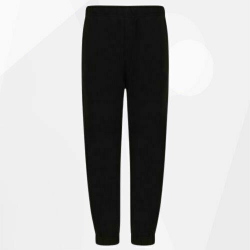 Chicos Niños Lisos Básicos PE Escuela Correr Deportes Chándal Pantalones Joggers Polar - Imagen 3 de 25