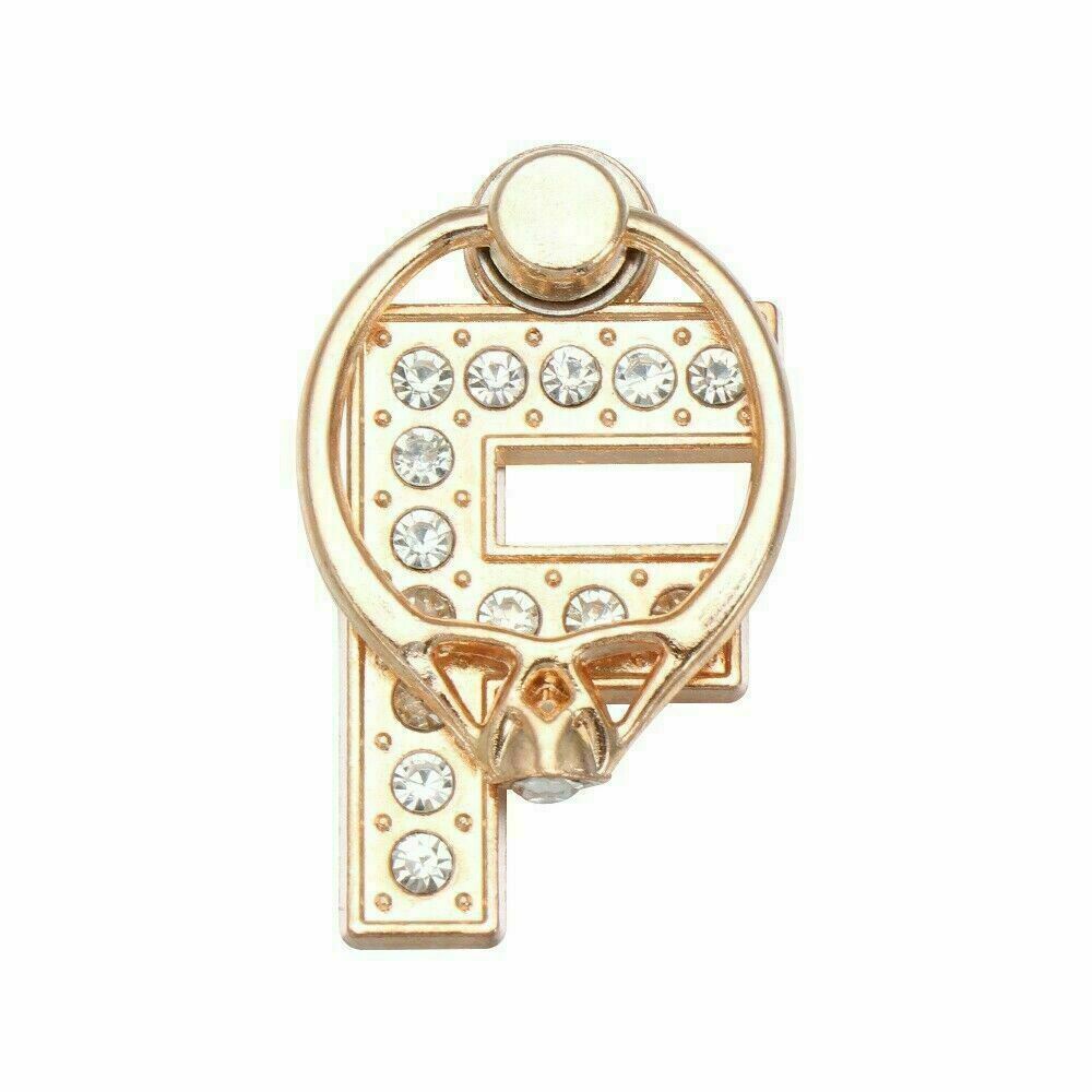 Buchstabe Diamant Handy Ring Halter Finger 360° drehbar Ständer Buchse Halterung Handy - Bild 18 von 38