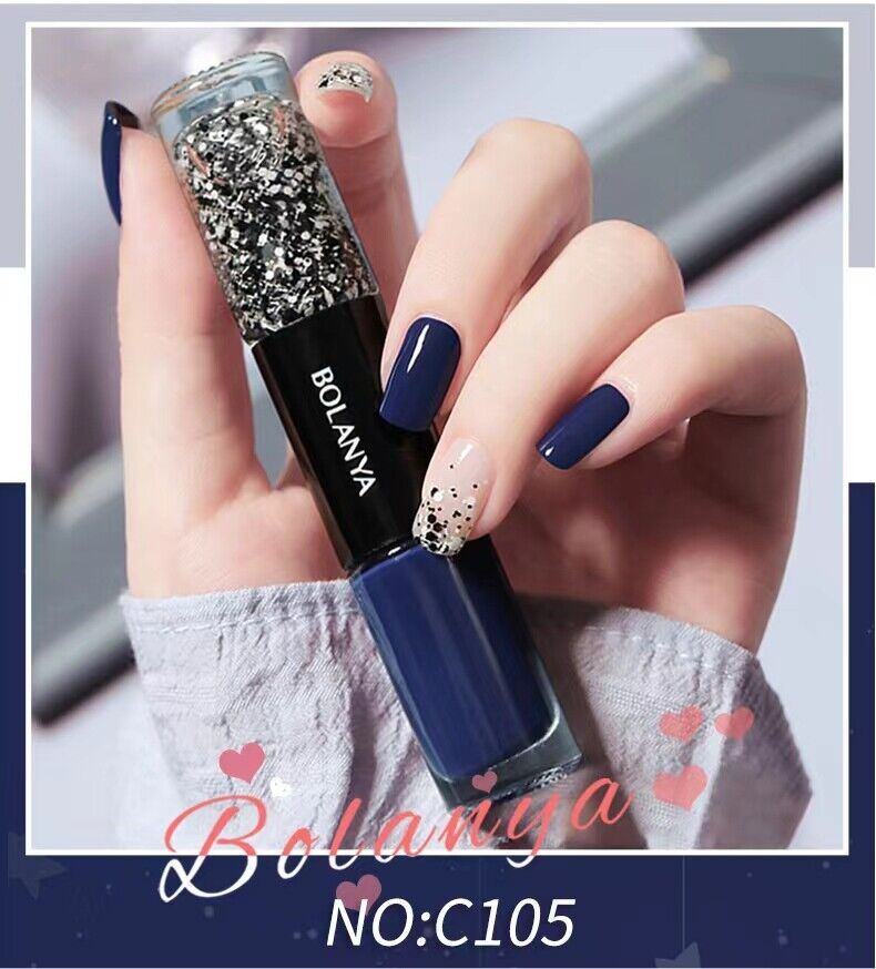 Esmalte de uñas dúo seco de doble cabeza BOLANYA ecológico larga duración - Imagen 17 de 48