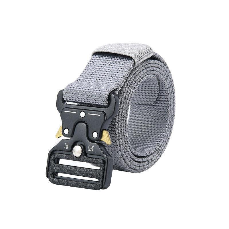Quick Release Buckle Military Trouser Belt Camo Army Tactical Webbing Nylon UK - Picture 16 of 18