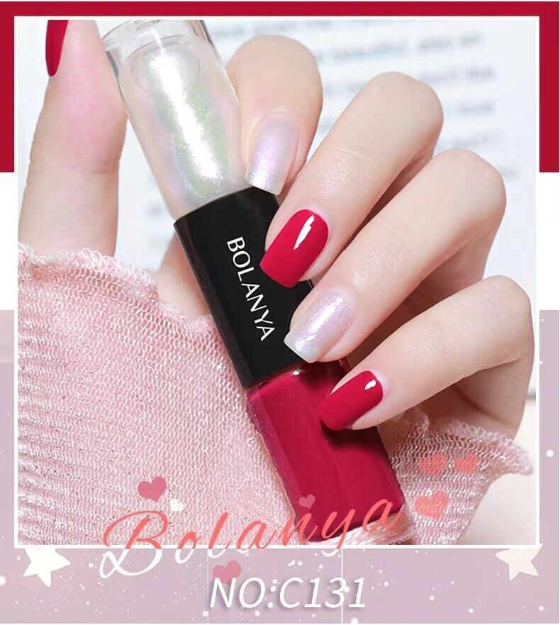 Esmalte de uñas dúo seco de doble cabeza BOLANYA ecológico larga duración - Imagen 43 de 48