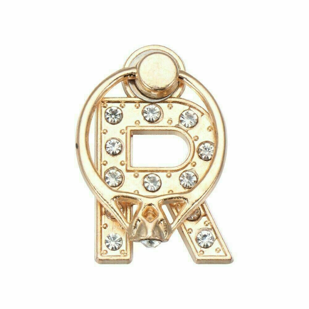 Buchstabe Diamant Handy Ring Halter Finger 360° drehbar Ständer Buchse Halterung Handy - Bild 30 von 38