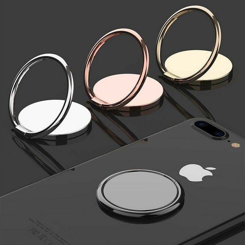 Phone Ring Holder Finger Grip 360° Rotating Stand Magnet Car Mount Mobile Phone