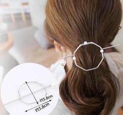 Accesorios para el cabello horquilla nudos barrette metal deslizador de cabello grande soporte para panecillos - Imagen 23 de 26