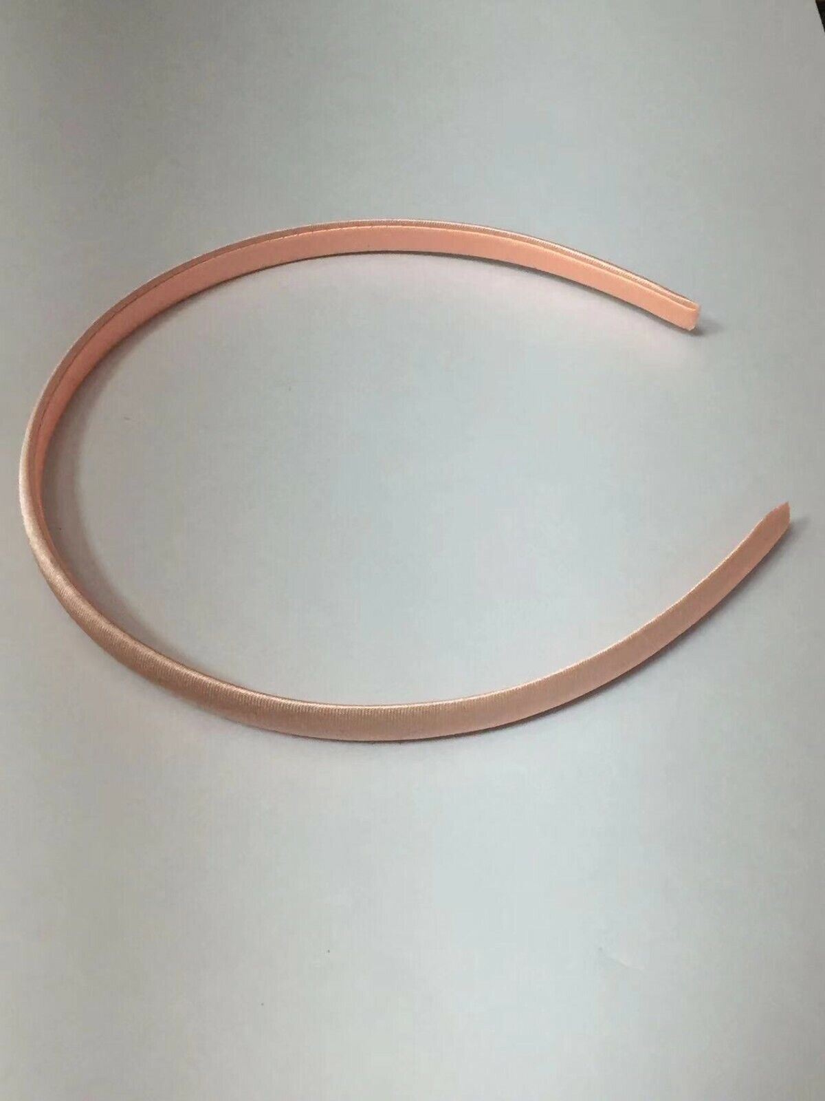 Satin Alice Band Headband Hair Thin Women Ladies Bright Fabric Girls Solid Kids - Picture 31 of 38