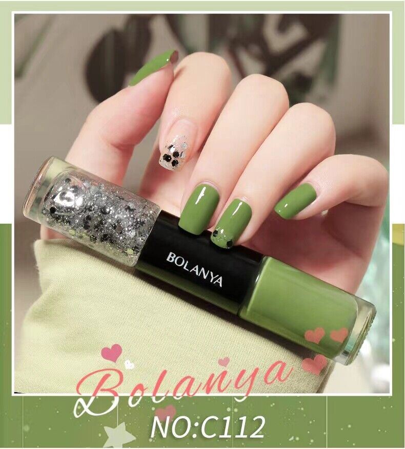 Esmalte de uñas dúo seco de doble cabeza BOLANYA ecológico larga duración - Imagen 24 de 48