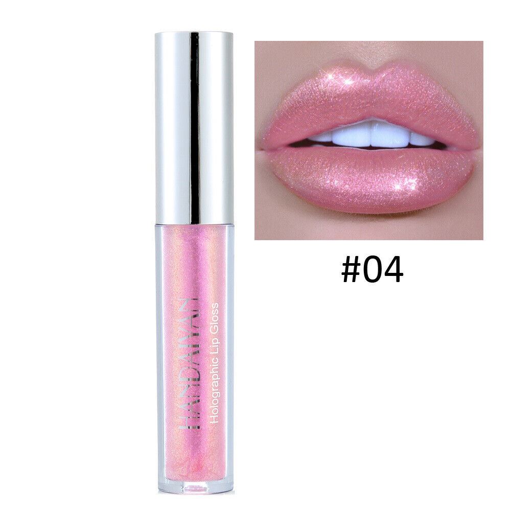 HANDAIYAN Glitzer flüssiger Lippenglanz Kristall Laser Meerjungfrau holographischer Lippenstift - Bild 15 von 18