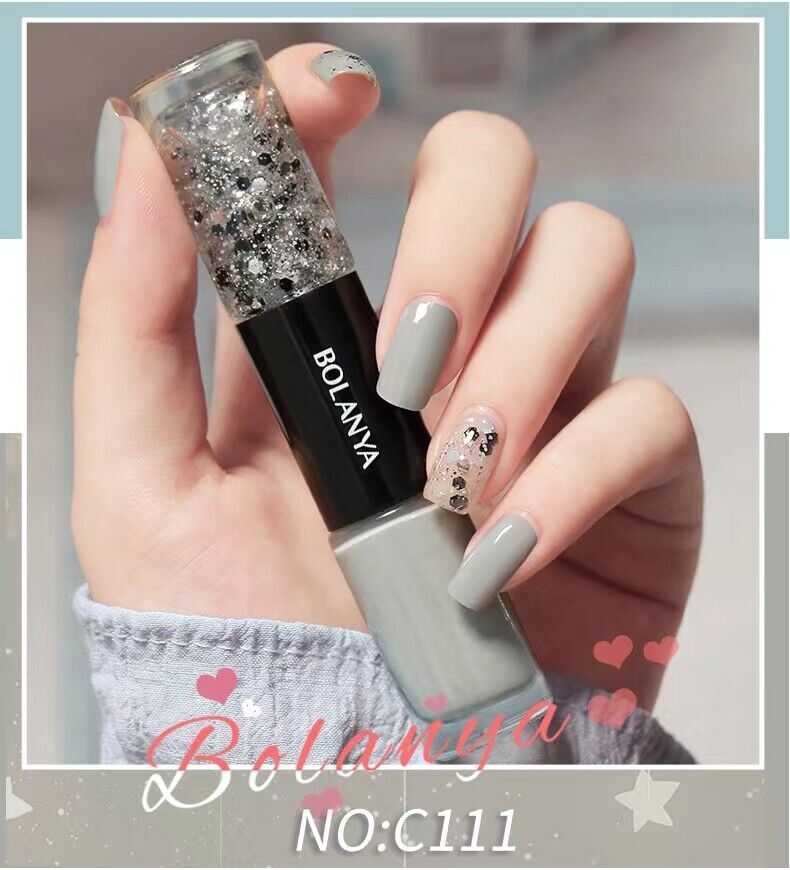 Esmalte de uñas dúo seco de doble cabeza BOLANYA ecológico larga duración - Imagen 23 de 48