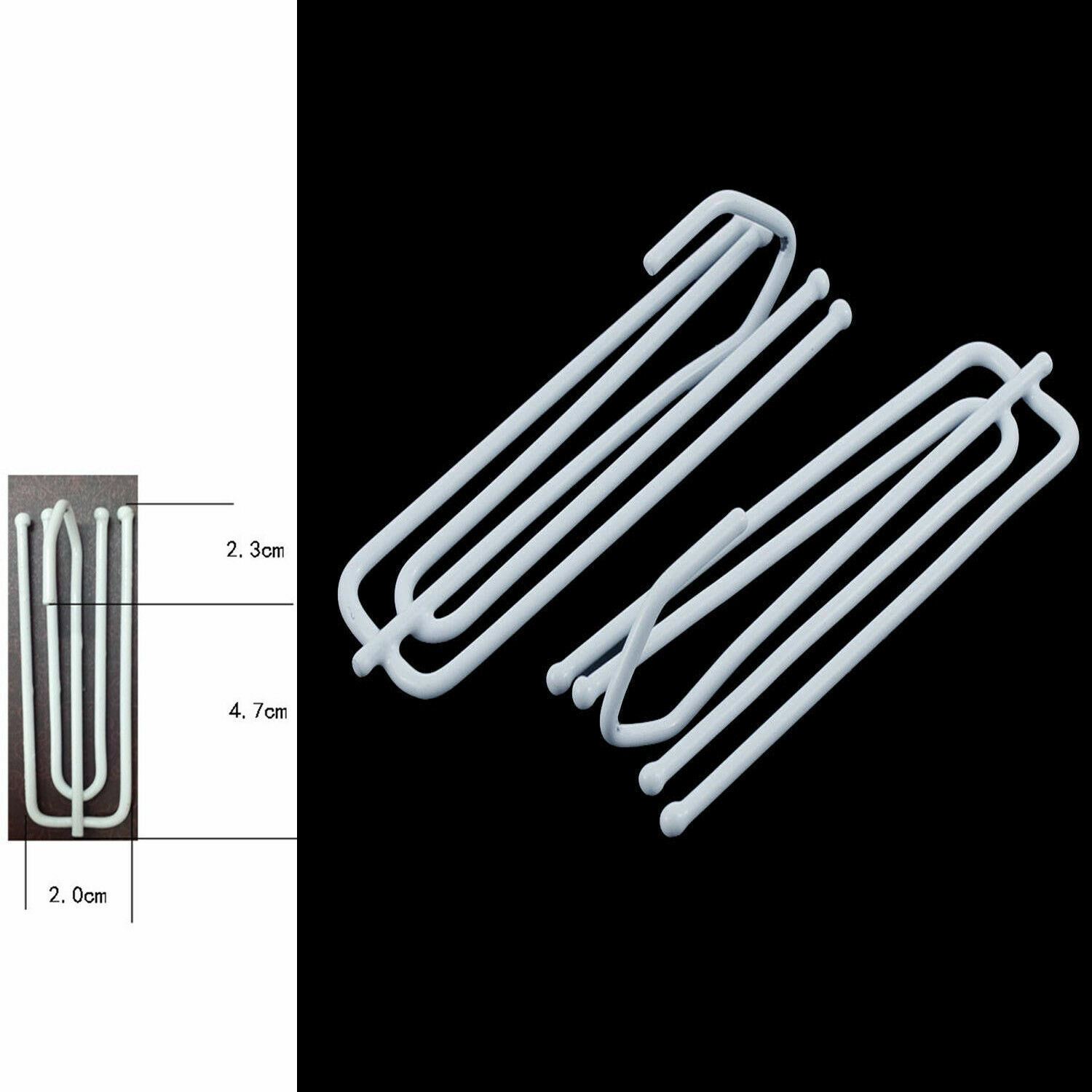 28mm 30mm METAL FUERTE POSTE CORTINA VARILLA ANILLOS GANCHOS CON OJOS CLIPS COCODRILO UK - Imagen 15 de 15