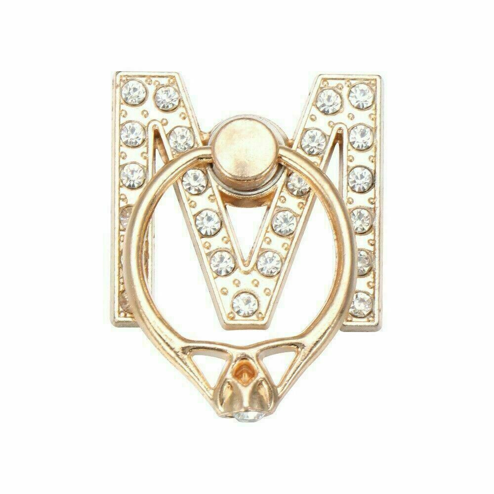 Buchstabe Diamant Handy Ring Halter Finger 360° drehbar Ständer Buchse Halterung Handy - Bild 25 von 38