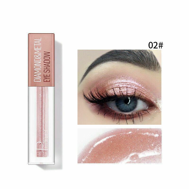 Pudaier Diamond Glitter Shimmer Metallic Sparkle Liquid EyeShadow Beauty Makeup - Picture 18 of 21