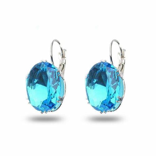 Women Vintage Style Dangle Ear Hook Boho Hoop Gem Girls Jewelry Earrings - Picture 5 of 9