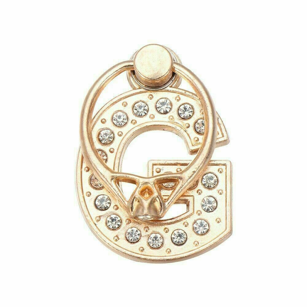 Buchstabe Diamant Handy Ring Halter Finger 360° drehbar Ständer Buchse Halterung Handy - Bild 19 von 38