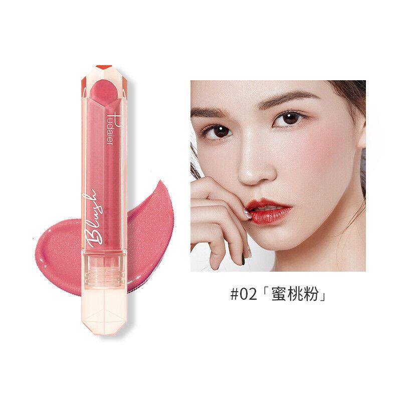 Rubor líquido facial Pudaier maquillaje belleza esmaltado rubor facial mate contorno facial - Imagen 14 de 16