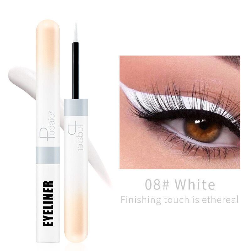 Delineador de ojos líquido Pudaier 12 colores mate impermeable maquillaje de larga duración regalo - Imagen 11 de 15