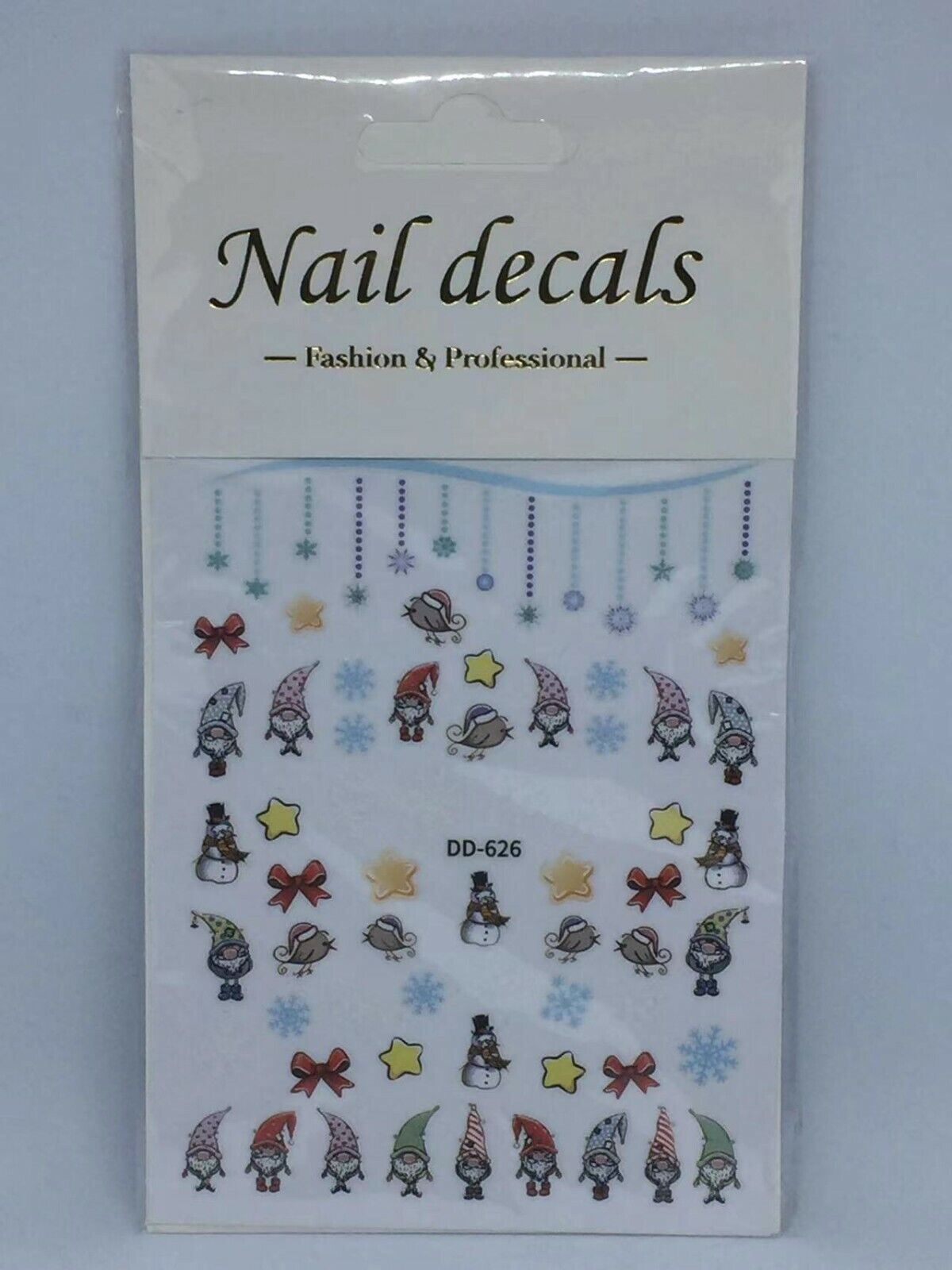 Christmas Snowflakes Santa Reindeer Xmas Nail Art Stickers Decal Transfers Gift - Picture 14 of 17
