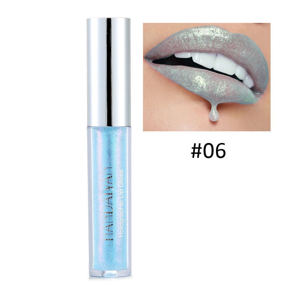 HANDAIYAN Glitzer flüssiger Lippenglanz Kristall Laser Meerjungfrau holographischer Lippenstift - Bild 17 von 18