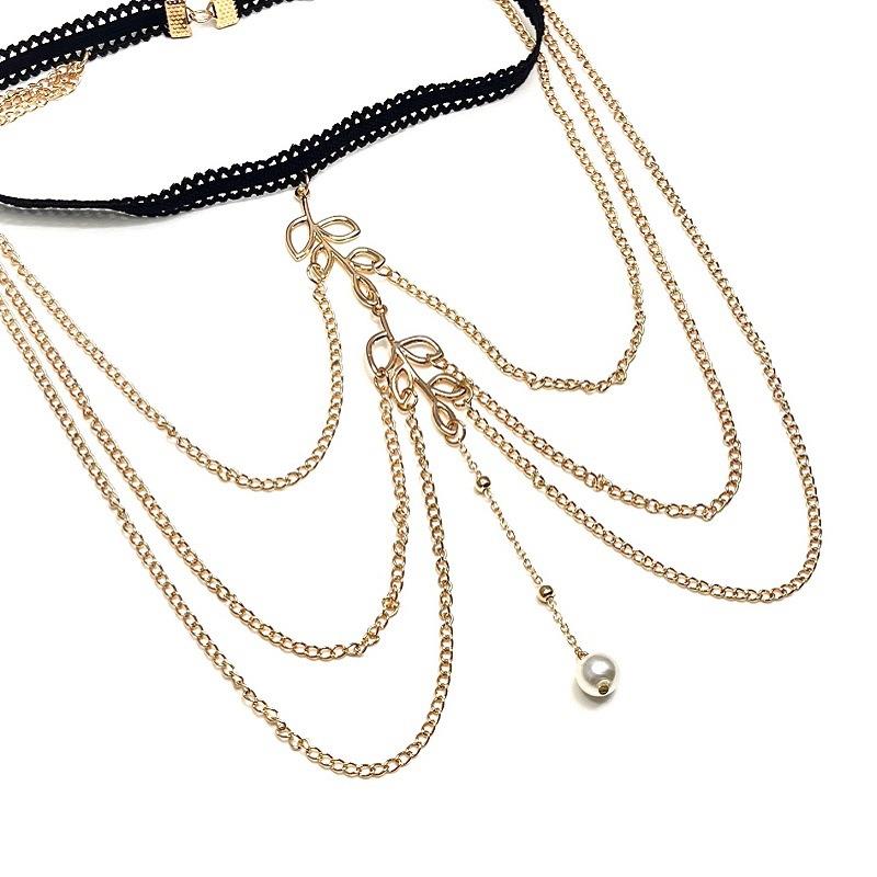 Women Leg Sexy Thigh Multilayer Chain Pendant Crystal Beach Body Chain Jewellery - Picture 42 of 43