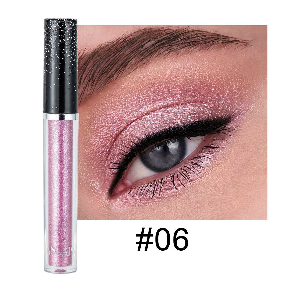 Handaiyan Liquid Glitter Eyeshadow Diamond Shimmer Eye Shadow Beauty Makeup - Picture 10 of 16