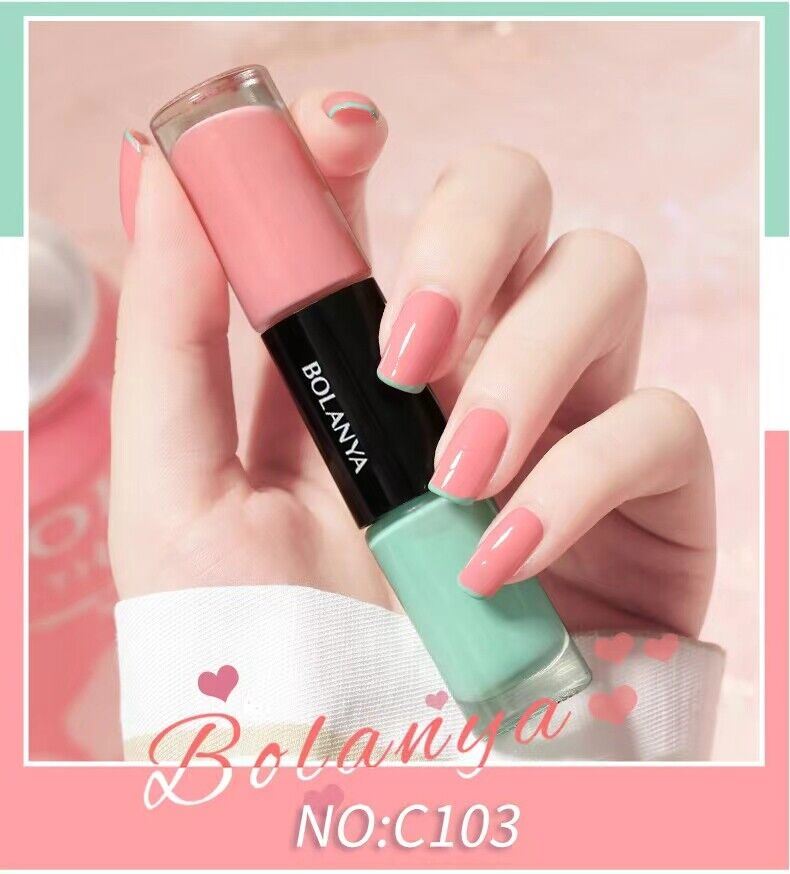 Esmalte de uñas dúo seco de doble cabeza BOLANYA ecológico larga duración - Imagen 15 de 48