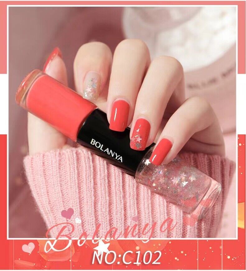 Esmalte de uñas dúo seco de doble cabeza BOLANYA ecológico larga duración - Imagen 14 de 48