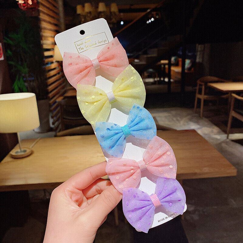 5 piezas Accesorios escolares con clip para el cabello con clip para el cabello para niños bebés niñas niños pequeños - Imagen 13 de 20