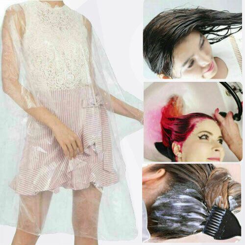 1-50-100 PIEZAS Desechable Salón Barbero Vestido Peluquería Capa Corte de Pelo Reino Unido - Imagen 16 de 20