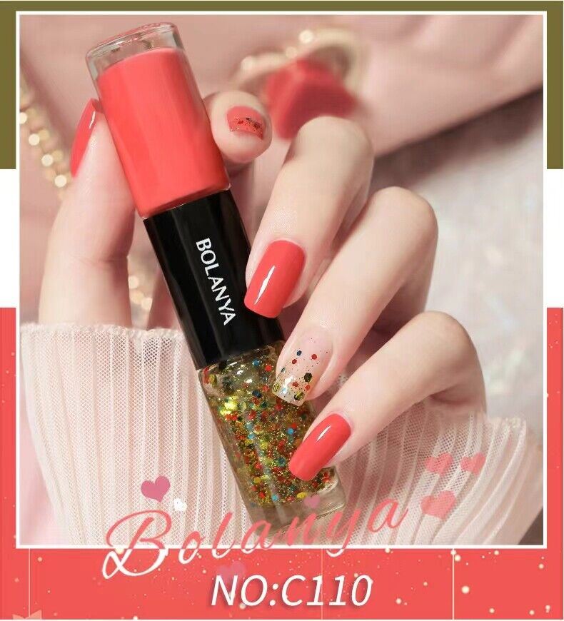 Esmalte de uñas dúo seco de doble cabeza BOLANYA ecológico larga duración - Imagen 22 de 48