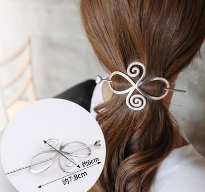 Accesorios para el cabello horquilla nudos barrette metal deslizador de cabello grande soporte para panecillos - Imagen 10 de 26