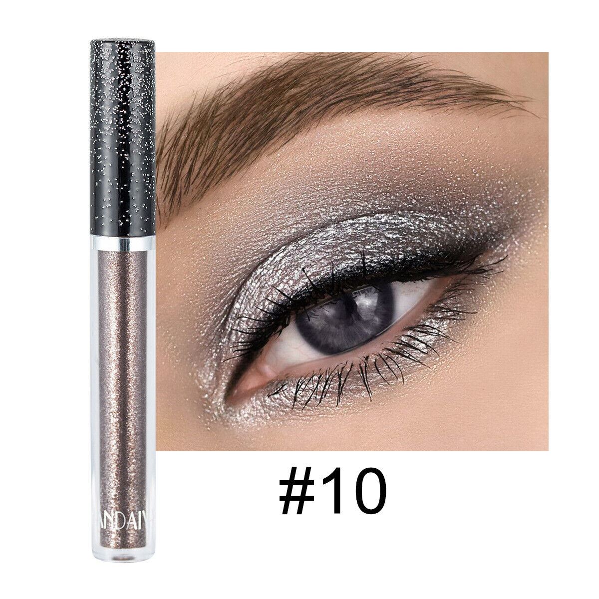Handaiyan Liquid Glitter Eyeshadow Diamond Shimmer Eye Shadow Beauty Makeup - Picture 14 of 16