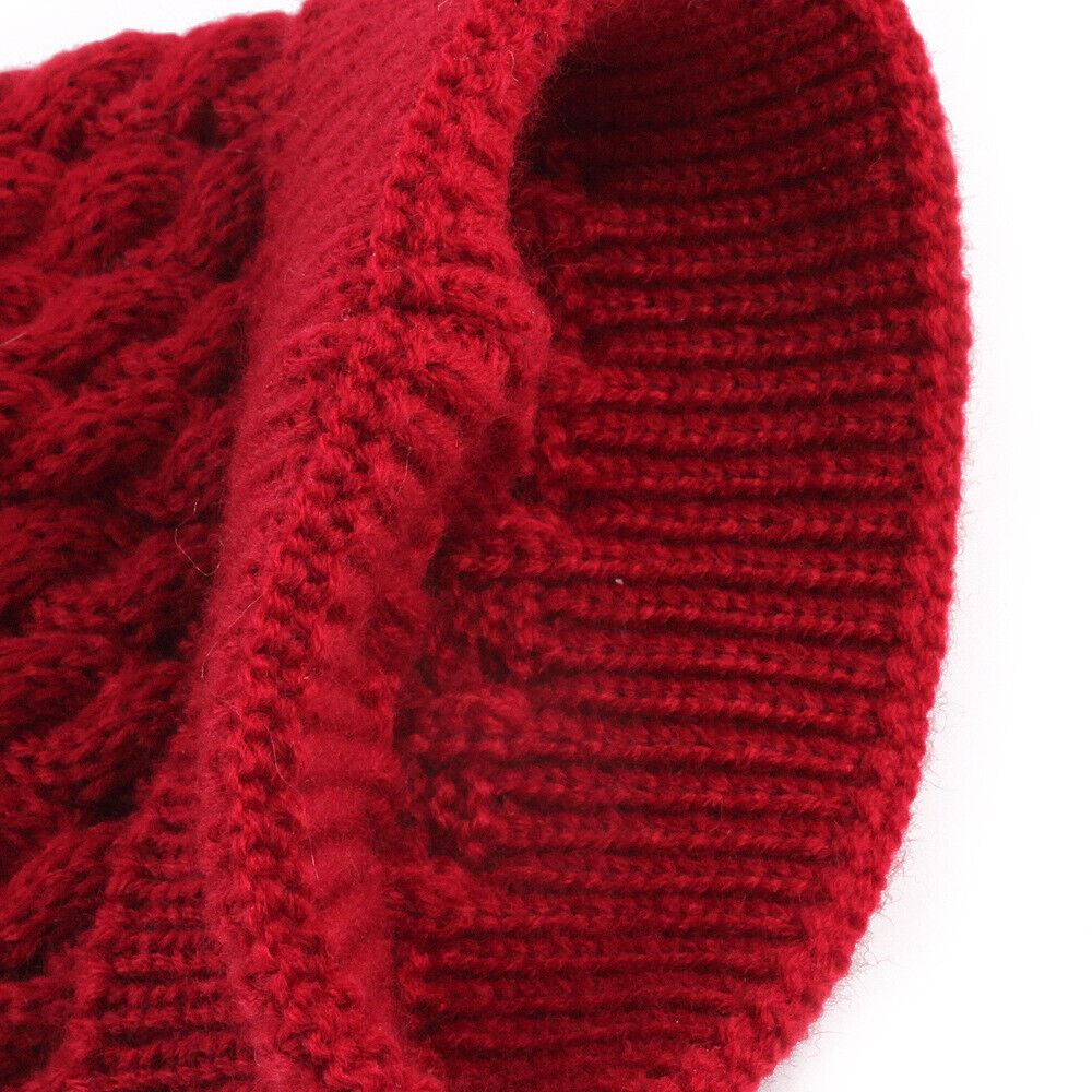 Baby Double Pom Pom Hat 2 Bobble Beanie Knitted Winter Warm Boy Girl Newborn-24M - Picture 8 of 27