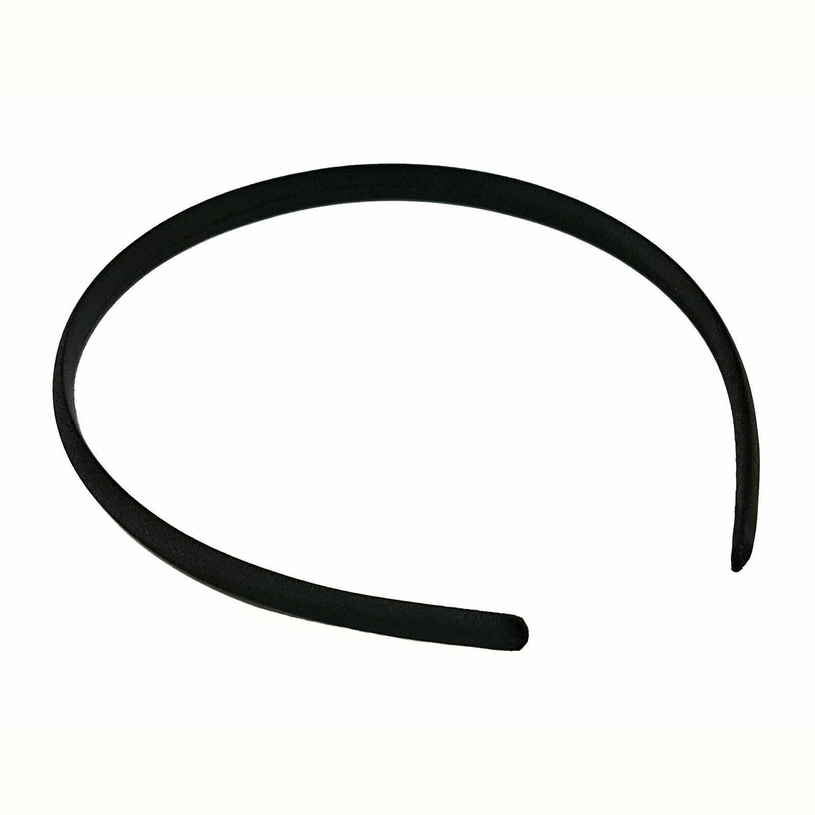 Satin Alice Band Headband Hair Thin Women Ladies Bright Fabric Girls Solid Kids - Picture 12 of 38