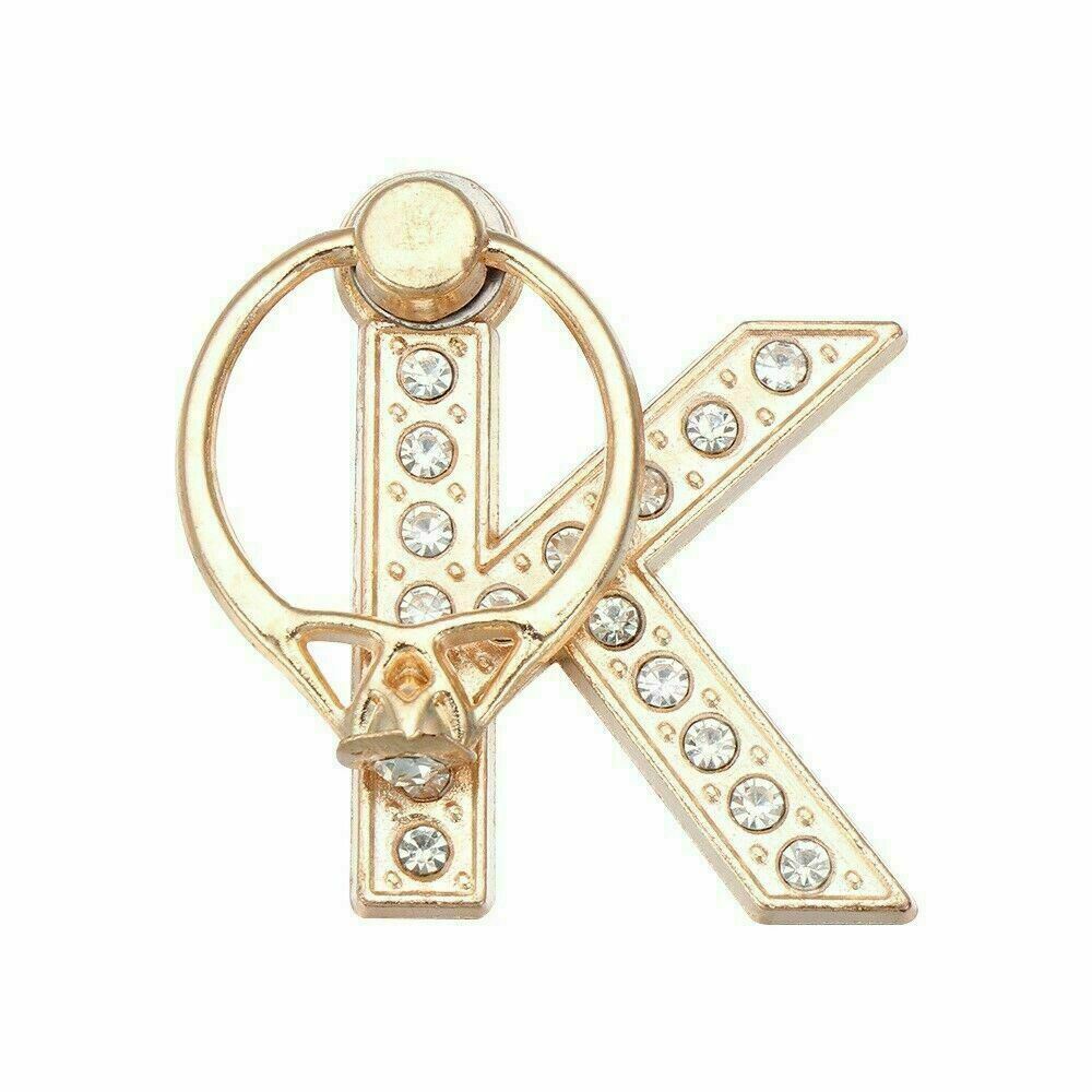 Buchstabe Diamant Handy Ring Halter Finger 360° drehbar Ständer Buchse Halterung Handy - Bild 23 von 38