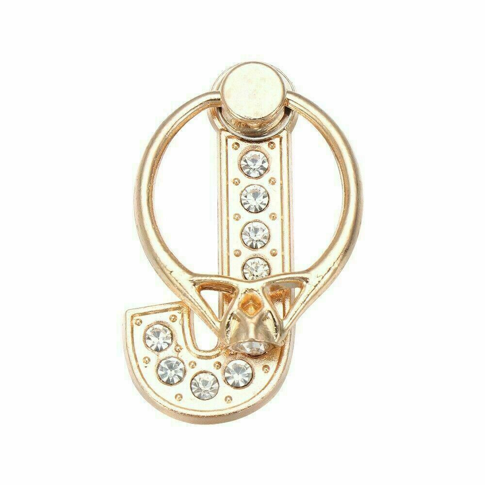Buchstabe Diamant Handy Ring Halter Finger 360° drehbar Ständer Buchse Halterung Handy - Bild 22 von 38