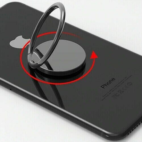 Phone Ring Holder Finger Grip 360° Rotating Stand Magnet Car Mount Mobile Phone