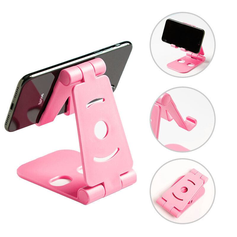 Universal Adjustable Mobile Phone Holder Stand Desk Foldable Portable - Picture 11 of 12