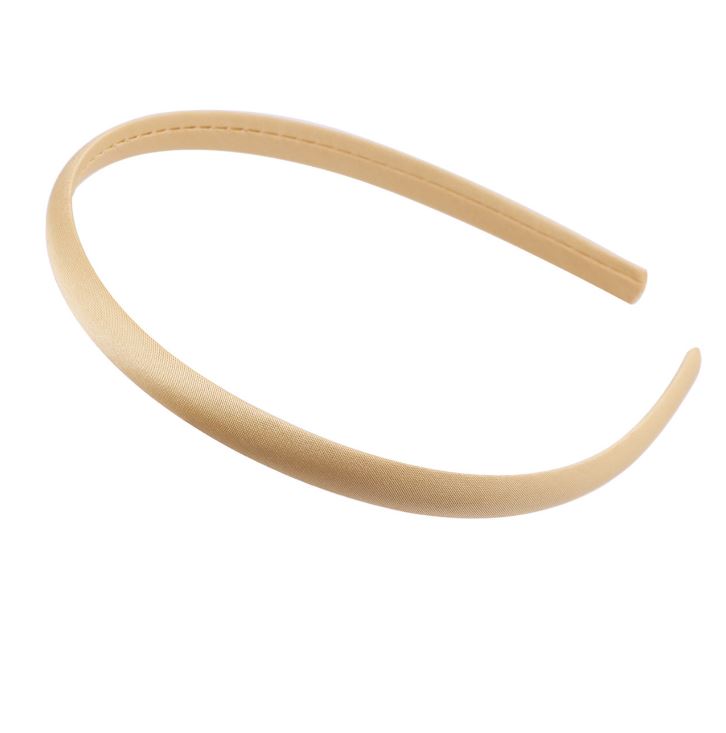 Satin Alice Band Headband Hair Thin Women Ladies Bright Fabric Girls Solid Kids - Picture 22 of 38