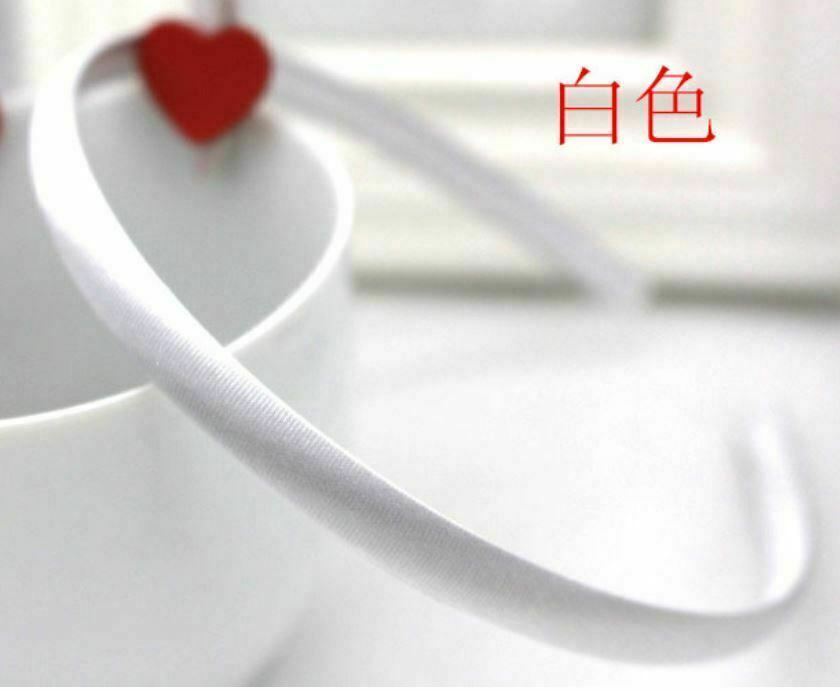 Satin Alice Band Headband Hair Thin Women Ladies Bright Fabric Girls Solid Kids - Picture 36 of 38