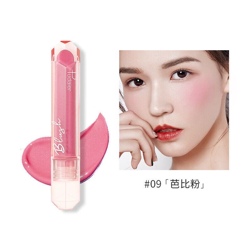 Rubor líquido facial Pudaier maquillaje belleza esmaltado rubor facial mate contorno facial - Imagen 8 de 16