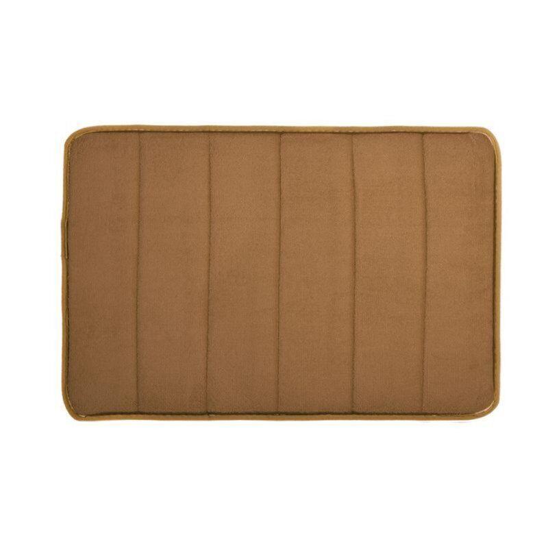 Alfombra de baño antideslizante alfombrillas de espuma viscoelástica alfombras de pedestal absorbentes suaves 50x80 cm baño - Imagen 26 de 27
