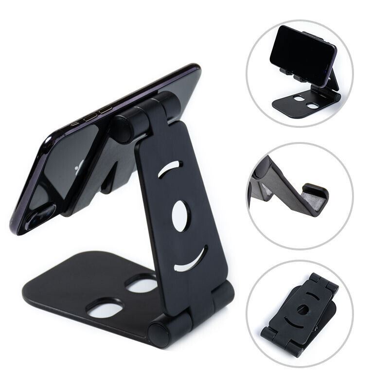 Universal Adjustable Mobile Phone Holder Stand Desk Foldable Portable - Picture 8 of 12