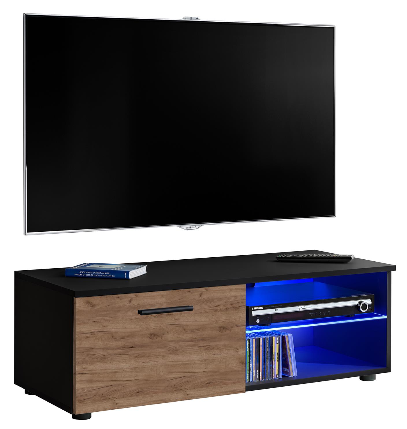 Entretenimiento Centro de Medios Gabinete de TV LED Muebles Moderna T32