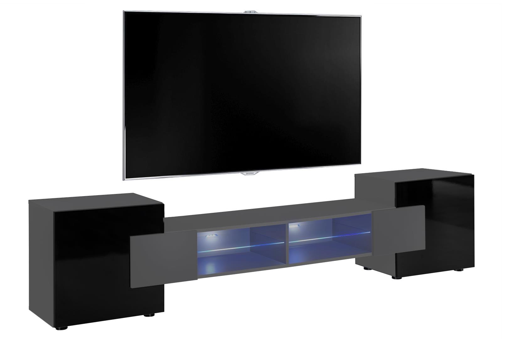 Entretenimiento Centro de Medios Gabinete de TV LED Muebles Moderna