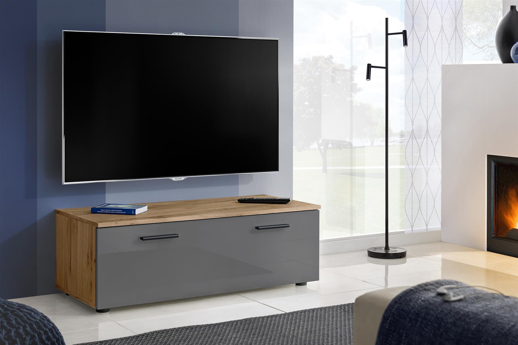 TV Soporte de gabinete Frentes alto brillo Muebles T30 | eBay