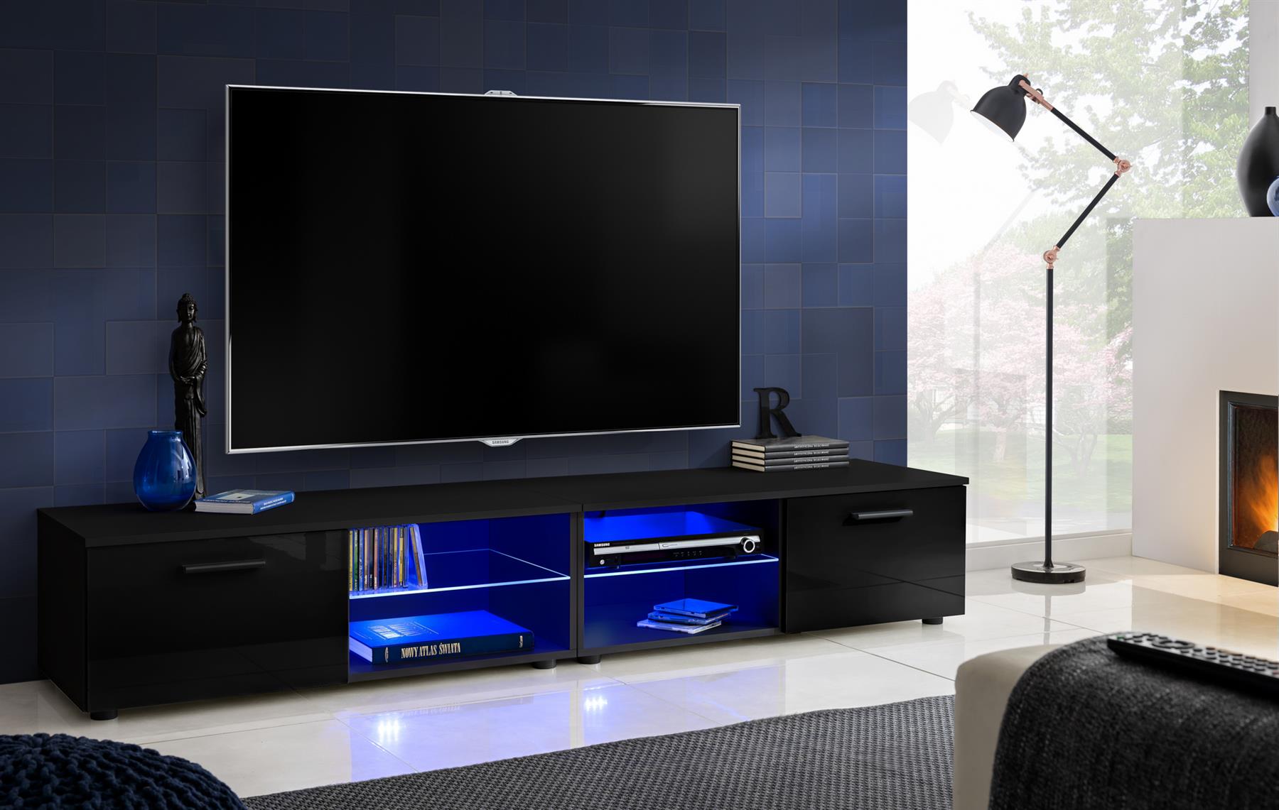 Entretenimiento Centro de Medios Gabinete de TV LED Muebles Moderna T32