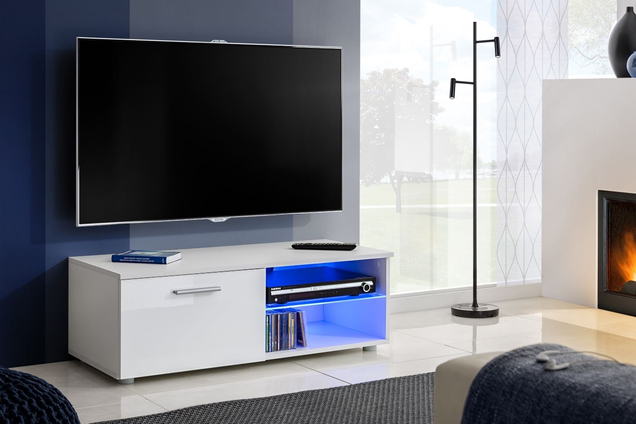 Entretenimiento Centro de Medios Gabinete de TV LED Muebles Moderna T32