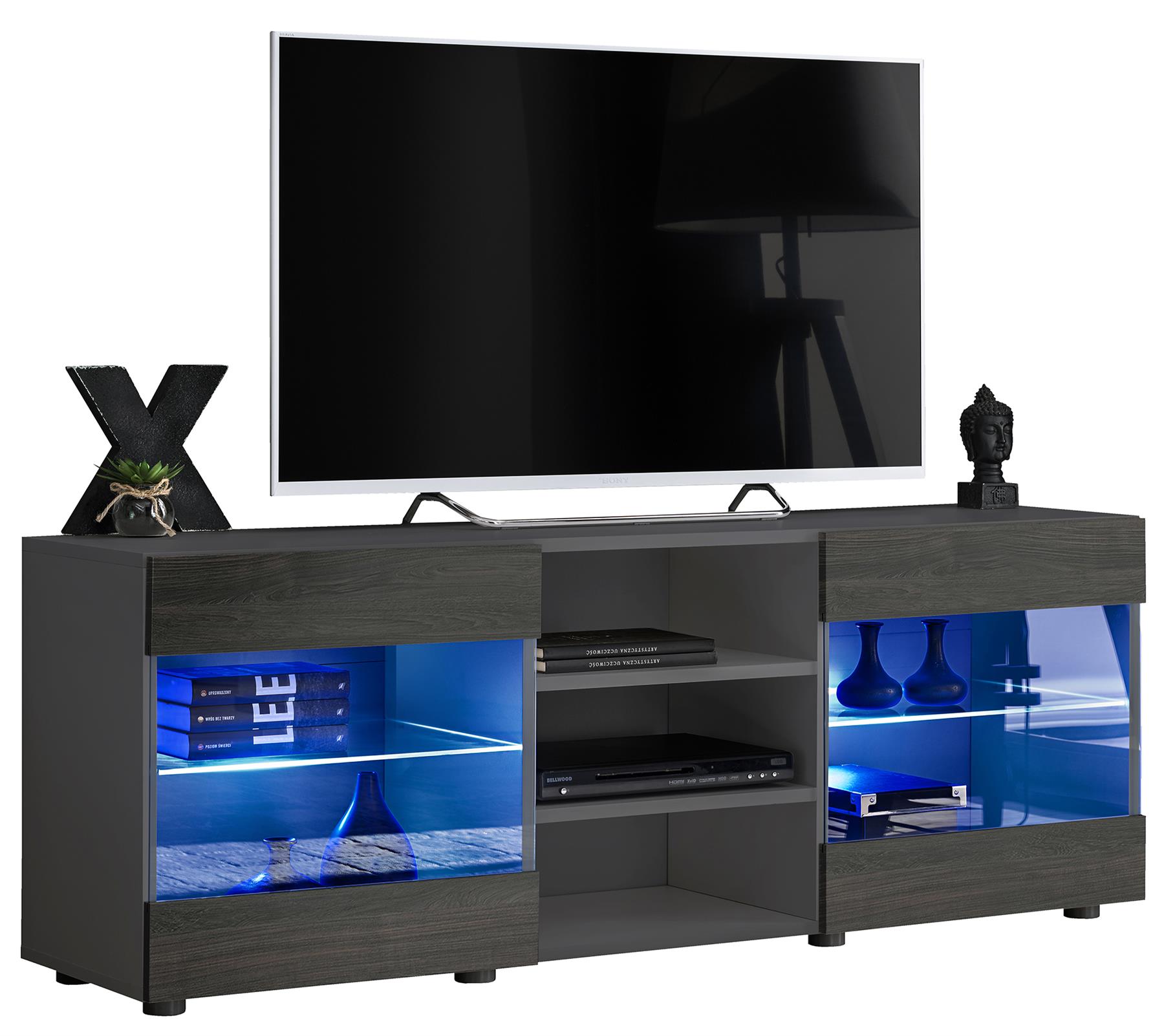 Entretenimiento Centro de Medios Gabinete de TV LED Muebles Moderna T39