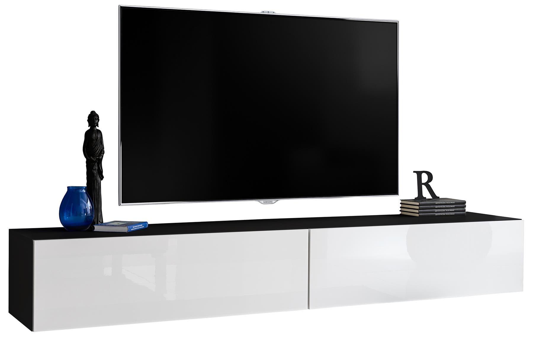 TV Soporte de pared gabinete Frentes alto brillo Muebles T34 | eBay