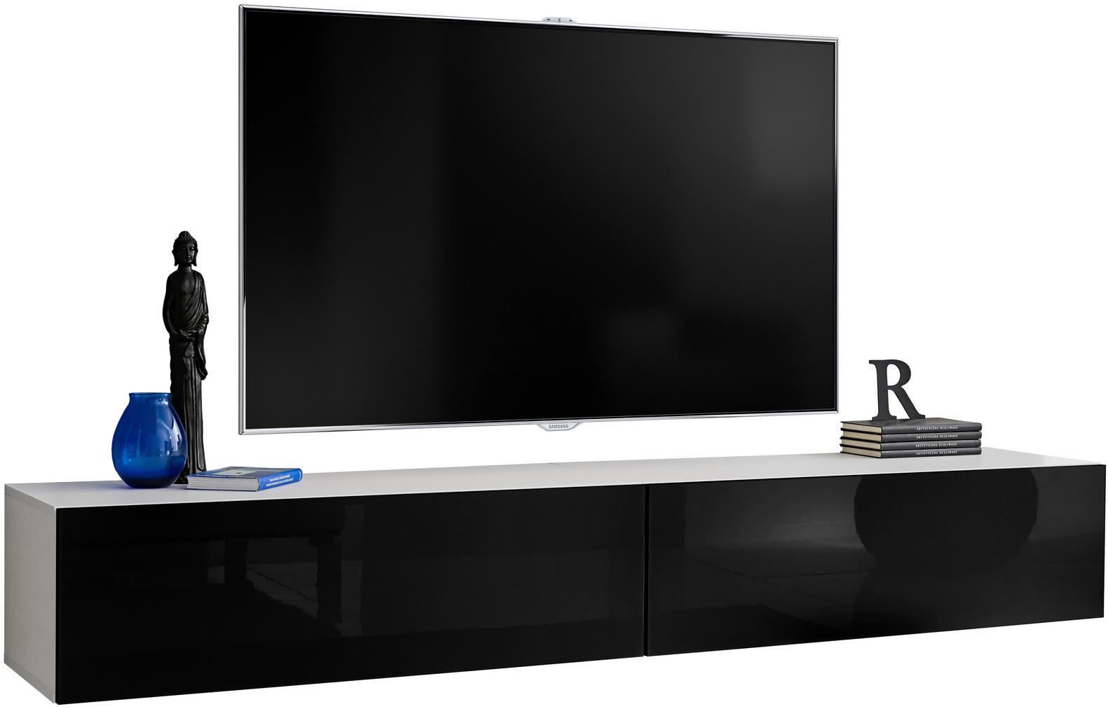 TV Soporte de pared gabinete Frentes alto brillo Muebles T34 | eBay